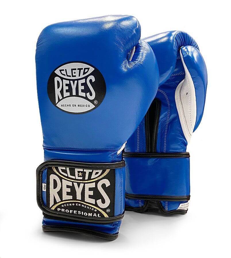 Cleto Reyes Boxing Gloves Blue/White Velcro
