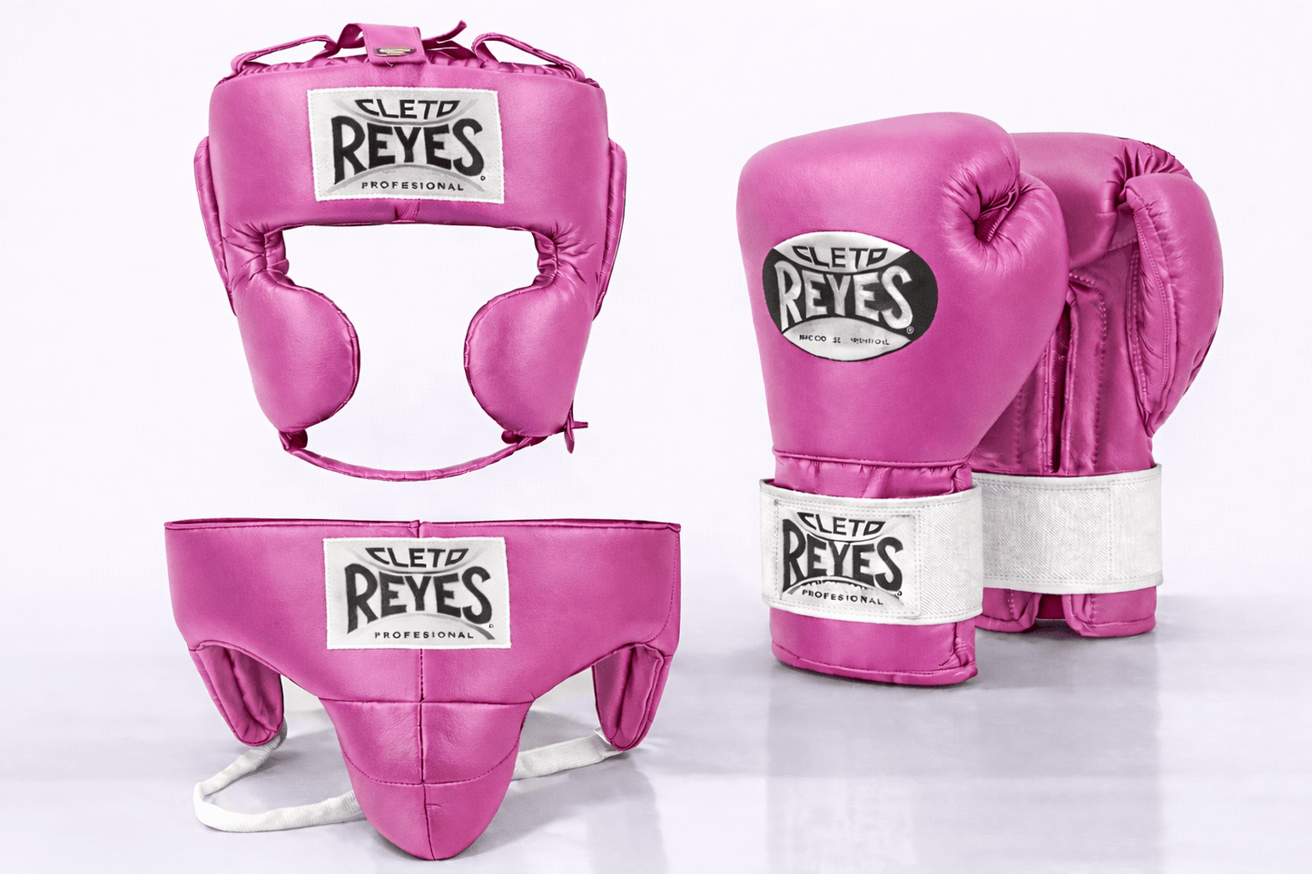 Cleto Reyes Boxing Set Pink/White Sparring Set