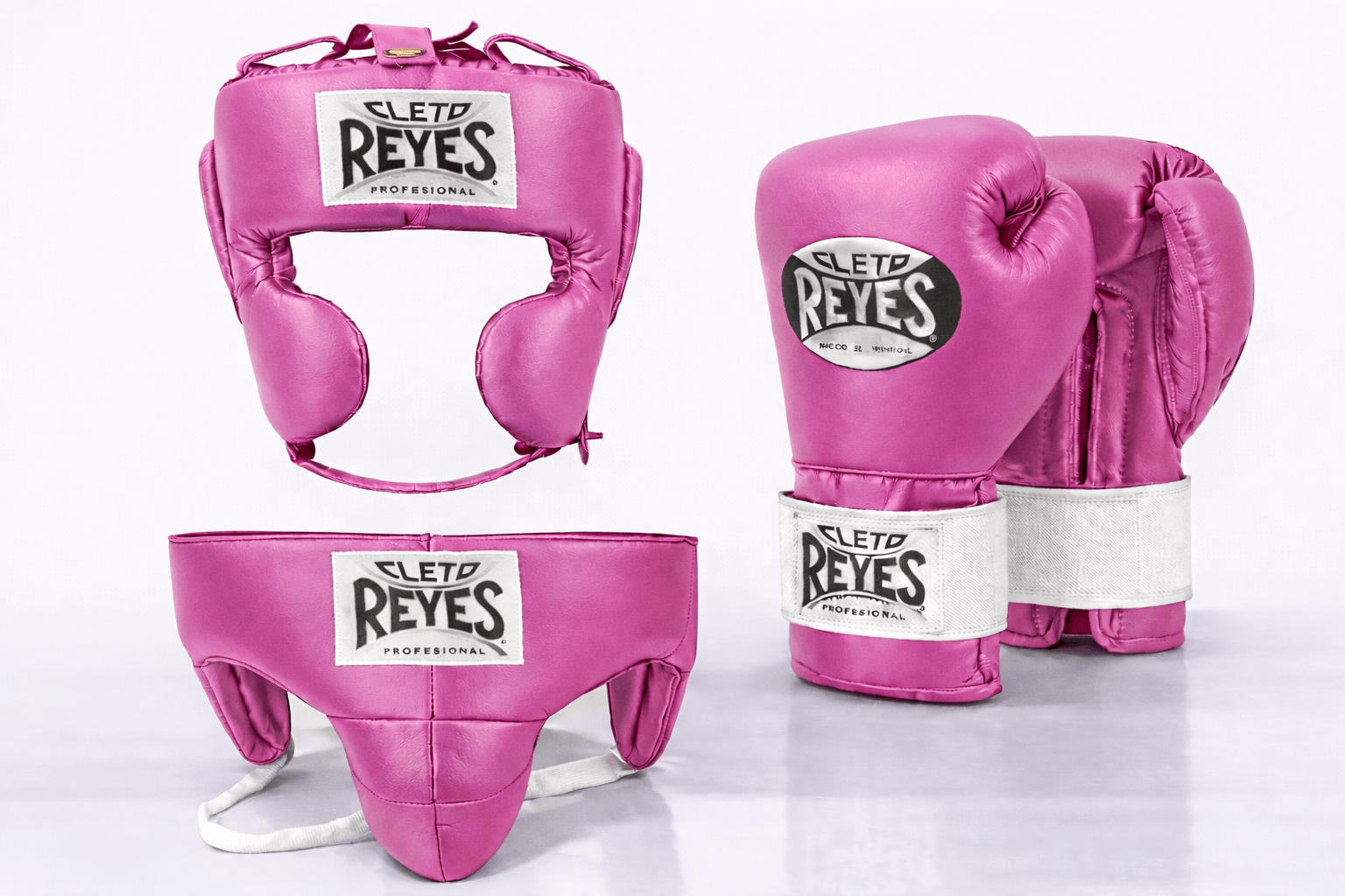 Cleto Reyes Boxing Set Pink/White Sparring Set