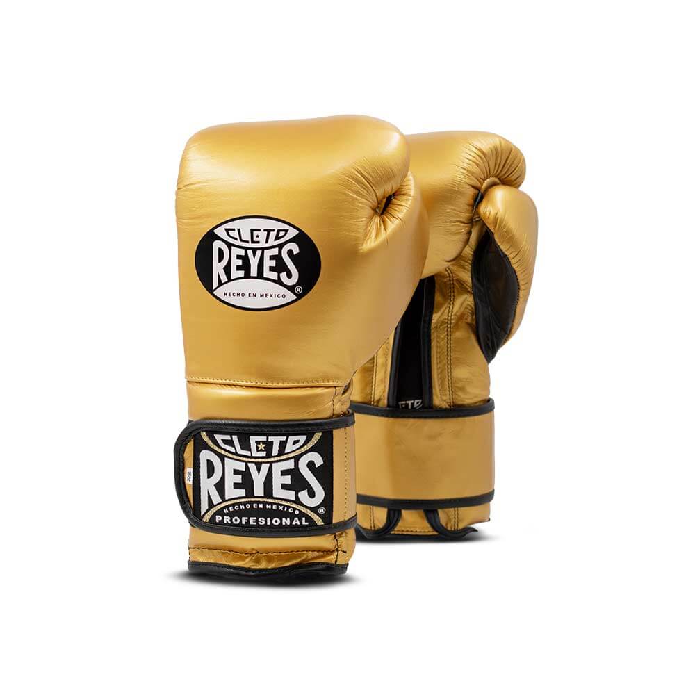 Cleto Reyes Boxing Gloves Gold/Black Customizable