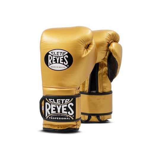 Cleto Reyes Boxing Gloves Gold/Black Customizable