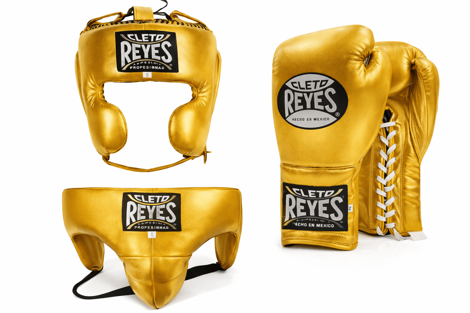 Cleto Reyes Boxing Set Golden Custom Fit