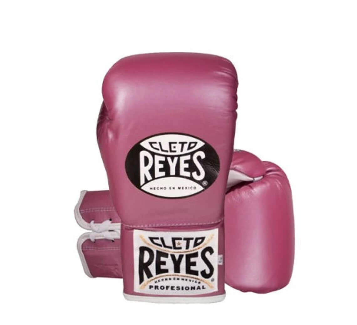 Cleto Reyes Boxing Gloves Pink/White Custom Fit
