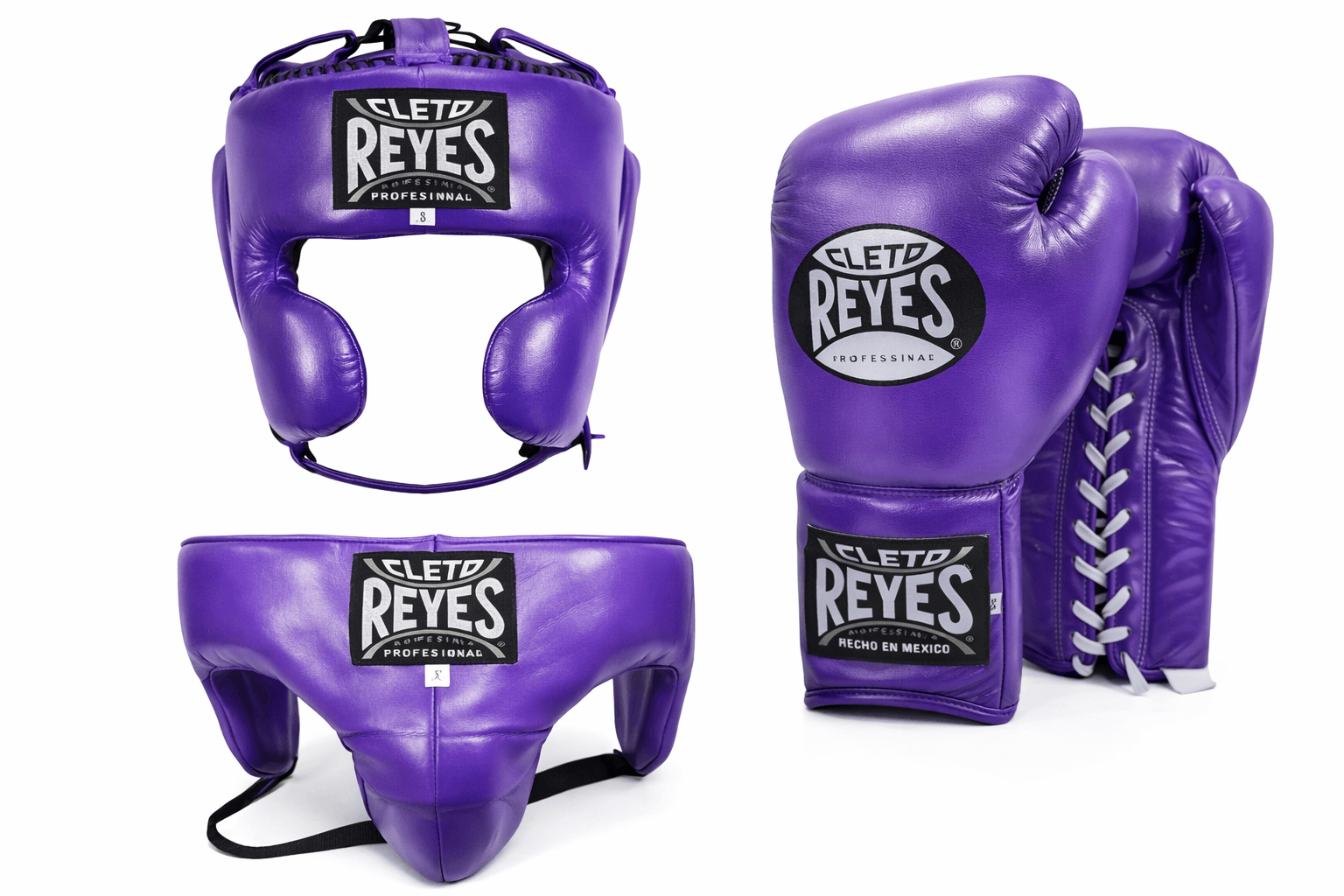 Cleto Reyes Boxing Set Purple Leather
