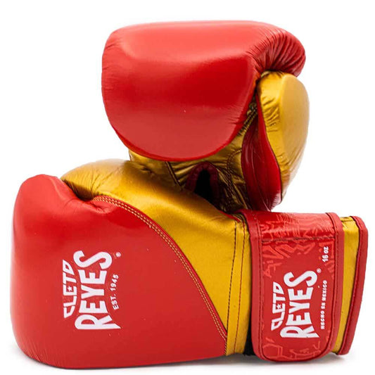 Cleto Reyes Boxing Gloves Red/Gold Custom