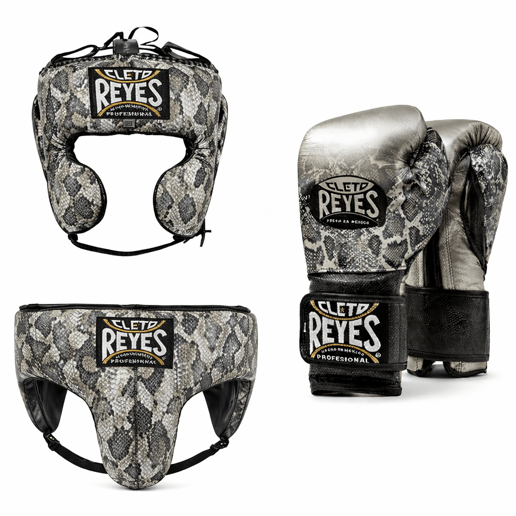 Cleto Reyes Boxing Set Silver/Black Complete Set