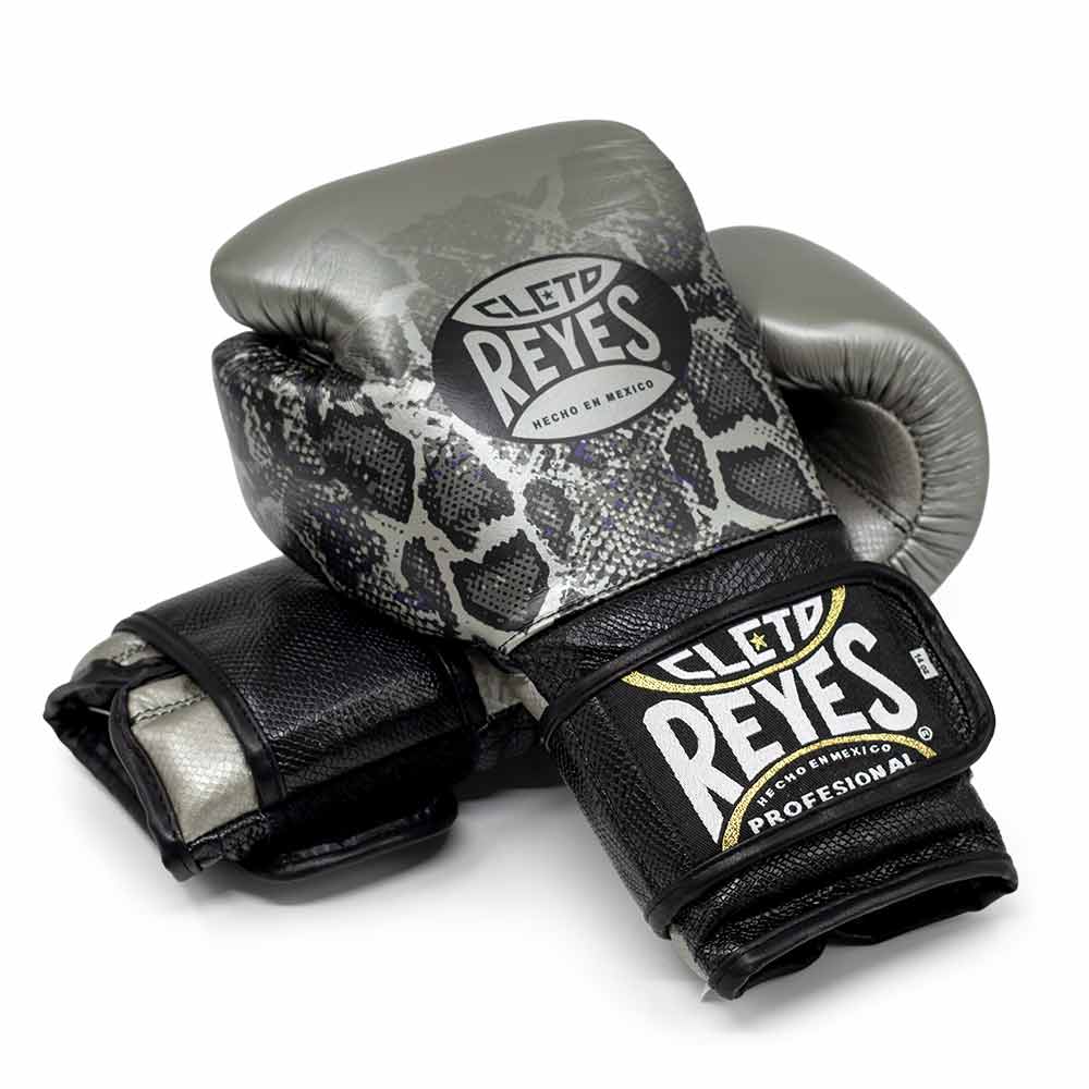 Cleto Reyes Boxing Gloves Black/Silver Sparring
