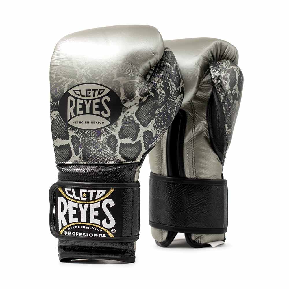 Cleto Reyes Boxing Gloves Black/Silver Sparring