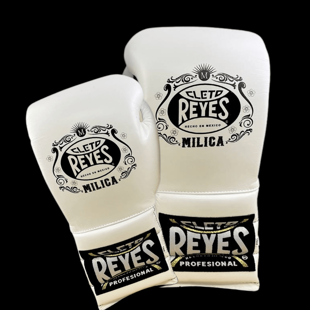 Cleto Reyes Boxing Gloves White/Black Fight Gear