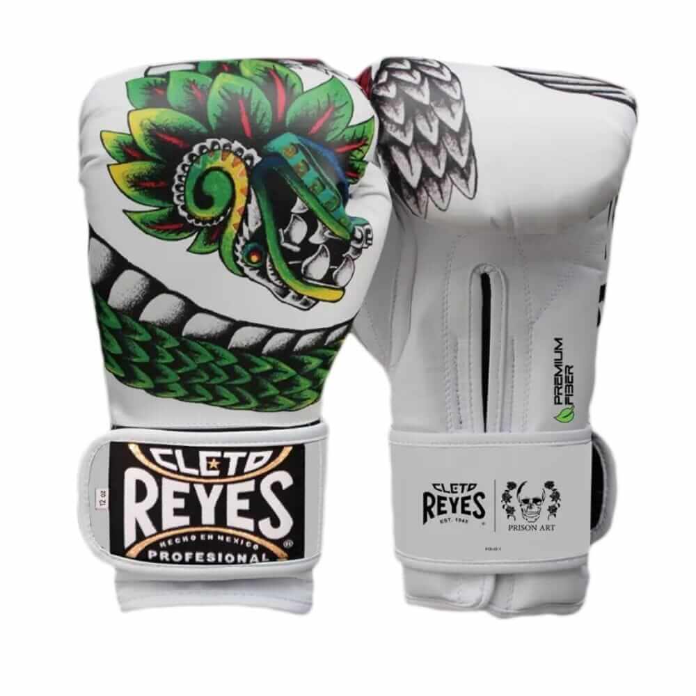 Cleto Reyes Boxing Gloves White/Green Training