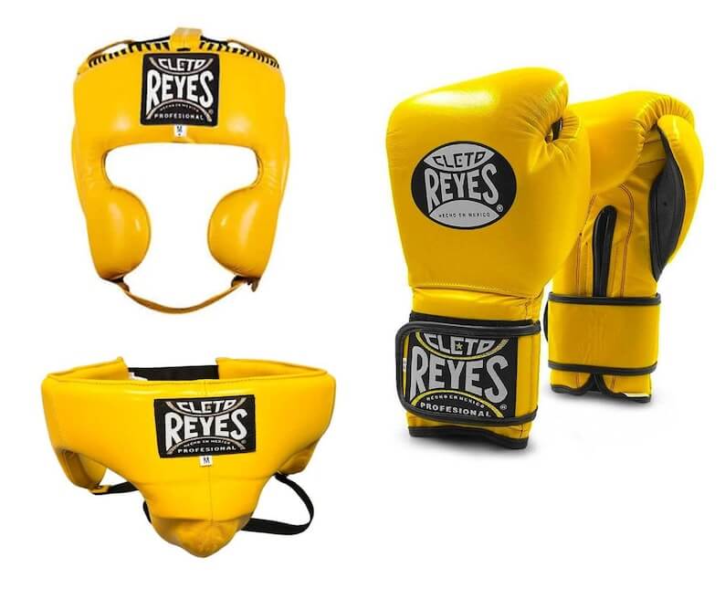 Cleto Reyes Boxing Set Yellow/Black Custom Fit