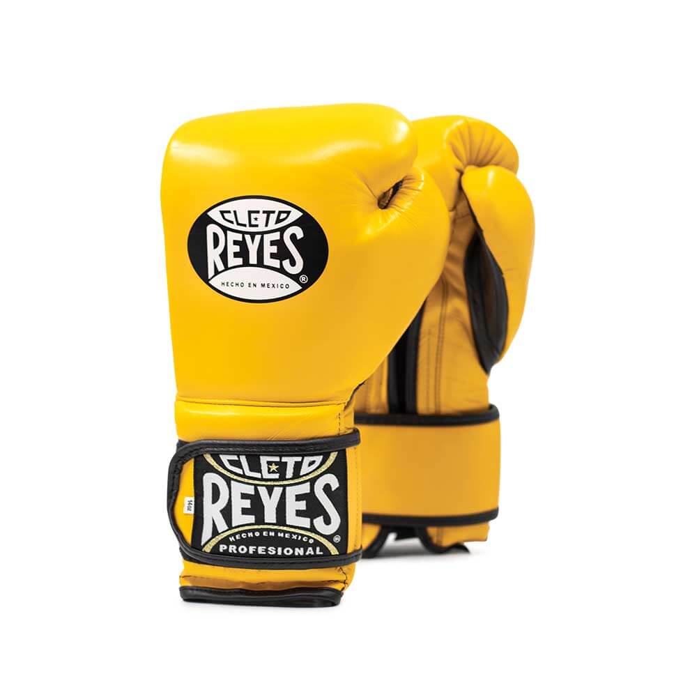 Cleto Reyes Boxing Gloves Yellow/Black Leather