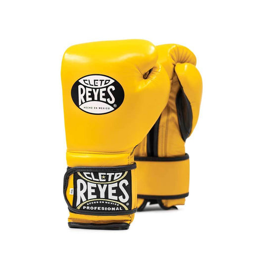 Cleto Reyes Boxing Gloves Yellow/Black Leather