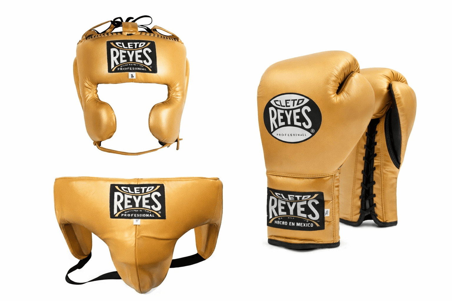 Cleto Reyes Boxing Set Gold/Black Training Set