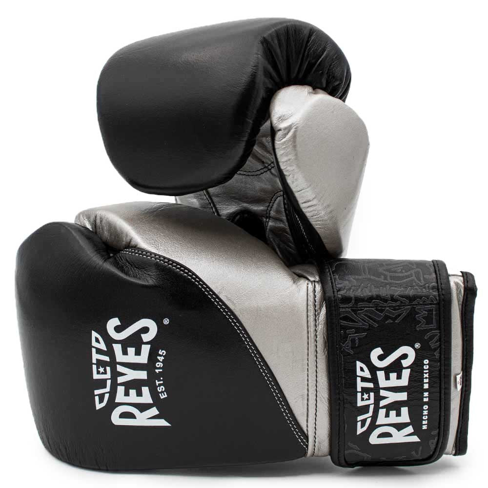 Cleto Reyes Boxing Gloves Black/Silver Custom