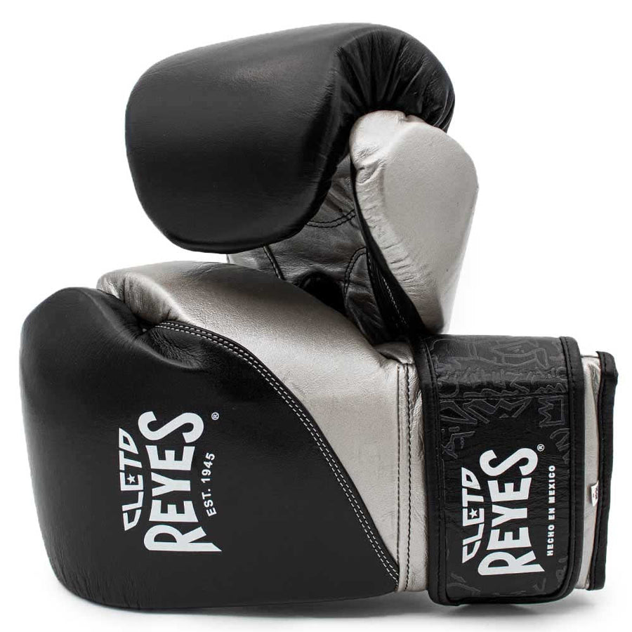 Cleto Reyes Boxing Gloves Black/Silver Custom