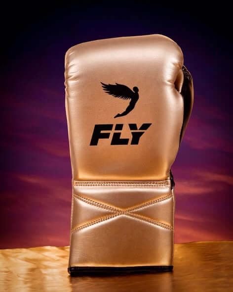 Fly Boxing Gloves Gold/Black Custom