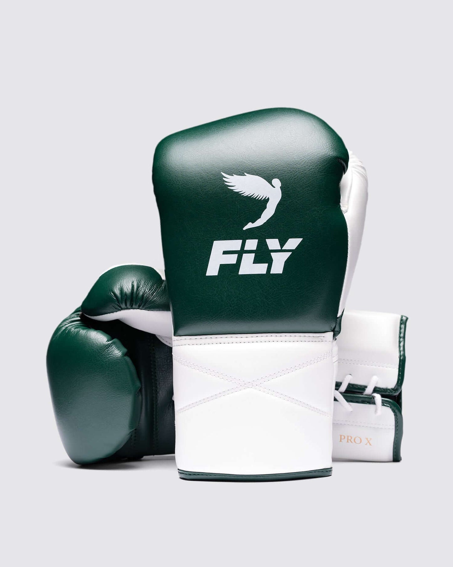 Fly Boxing Gloves Green/White Training