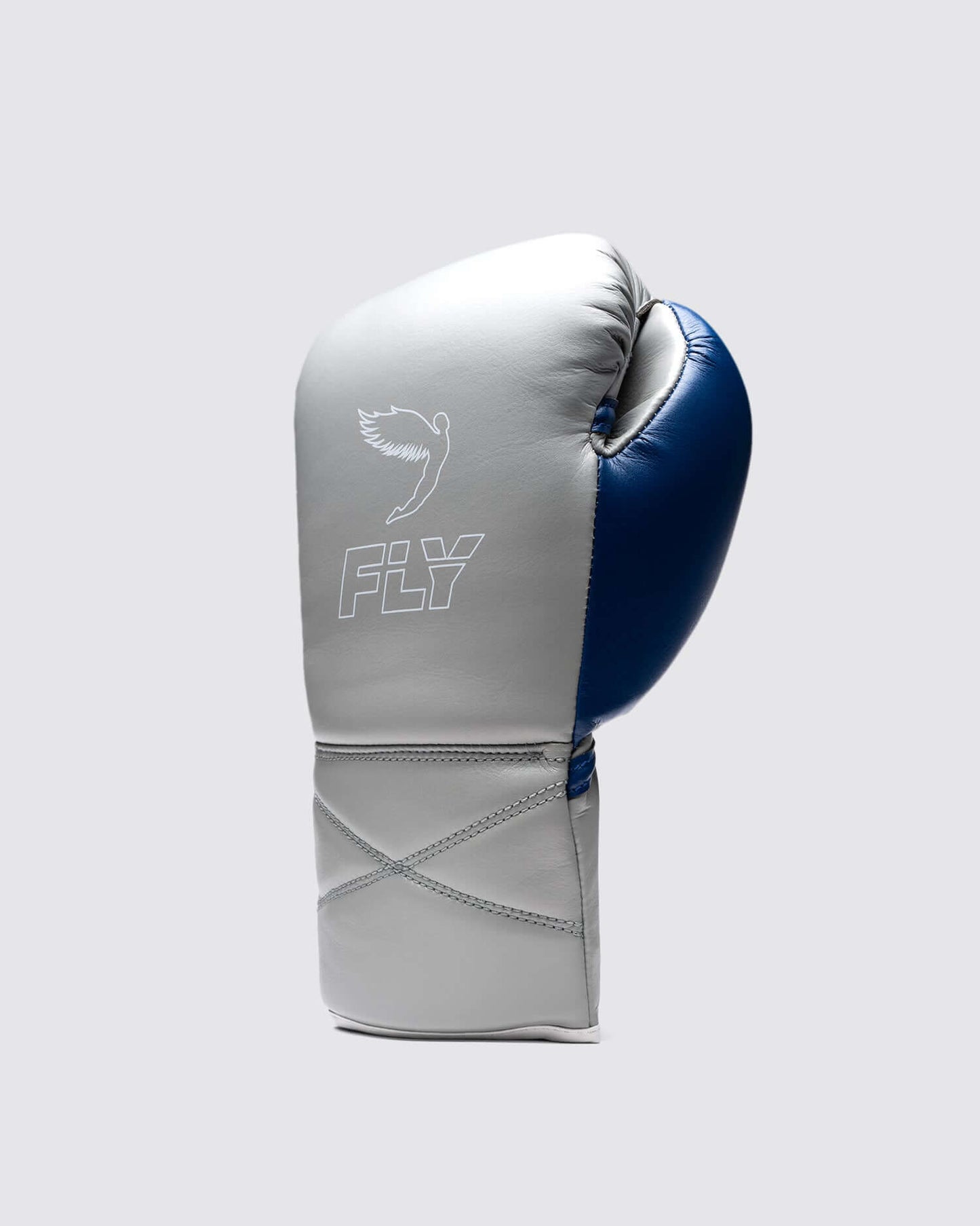 Fly Boxing Gloves Grey/Blue Boxing Training