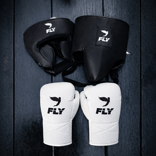 Fly Boxing Set Black/White Boxing Kit