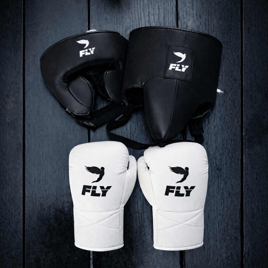 Fly Boxing Set Black/White Boxing Kit