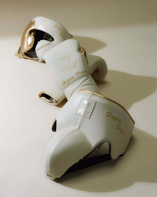 Fly Boxing Set White/Gold Customizable