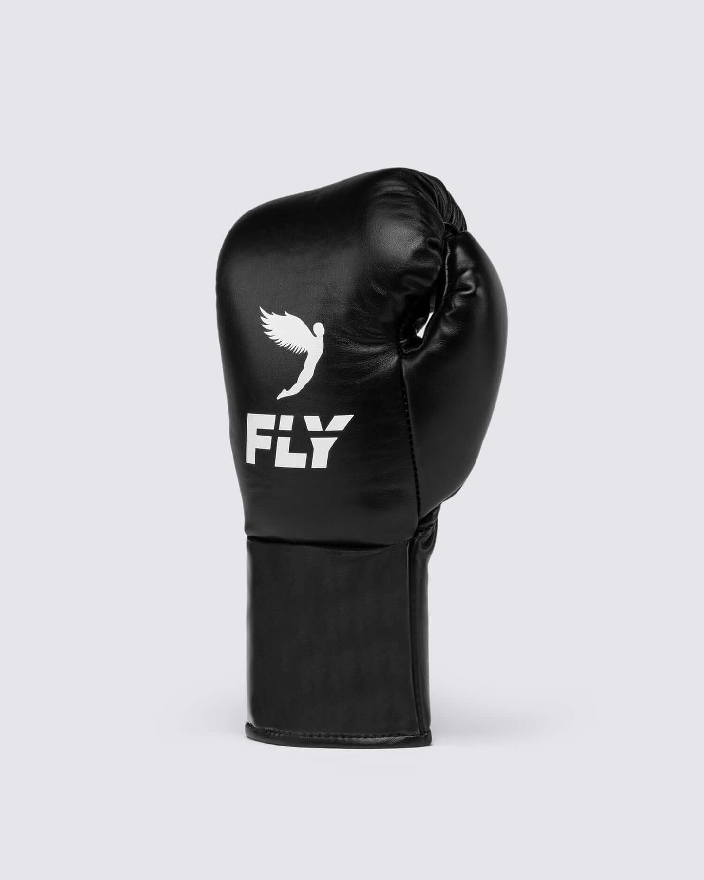 Fly Boxing Gloves Black/White Leather