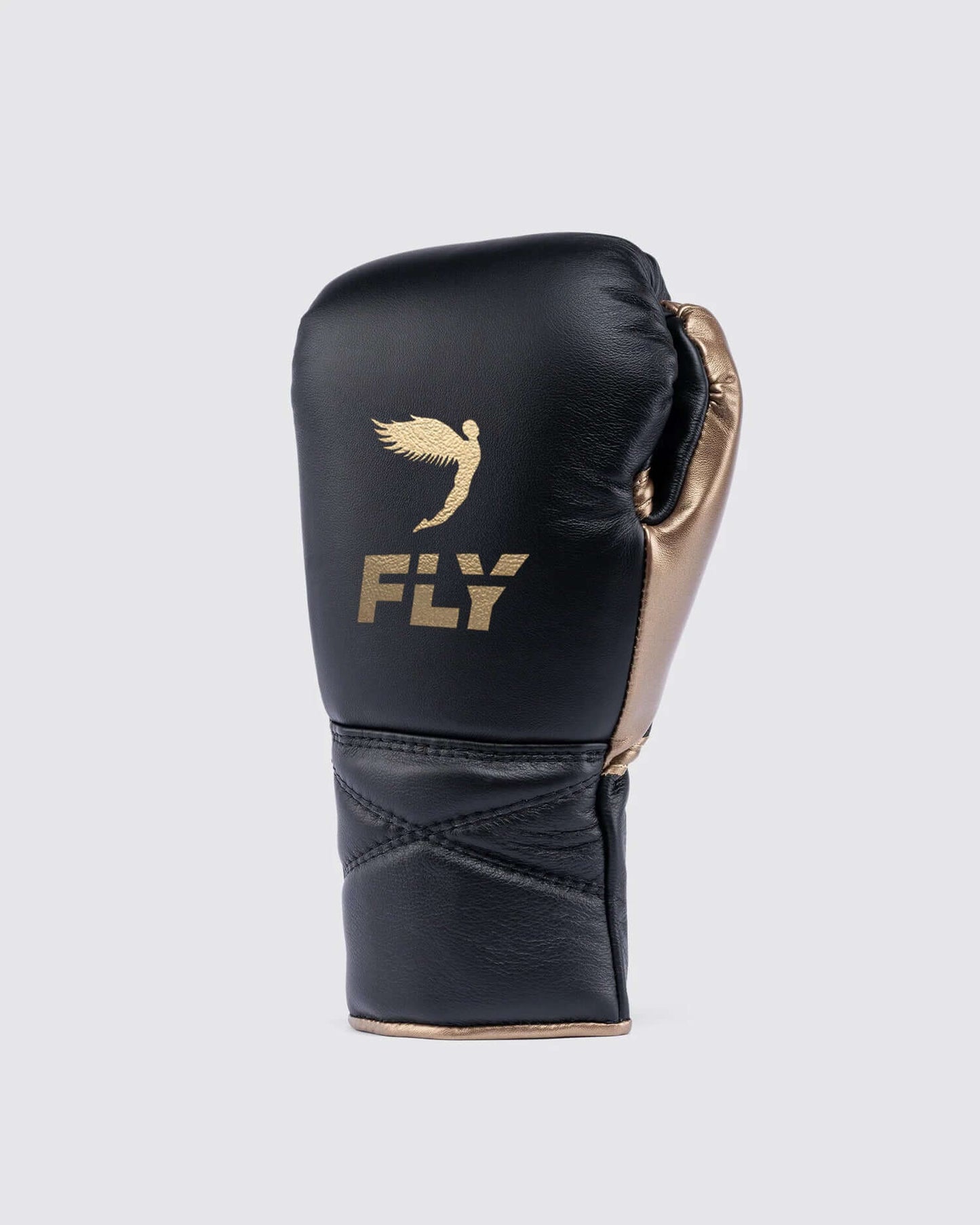 Fly Boxing Gloves Black/Gold Competition