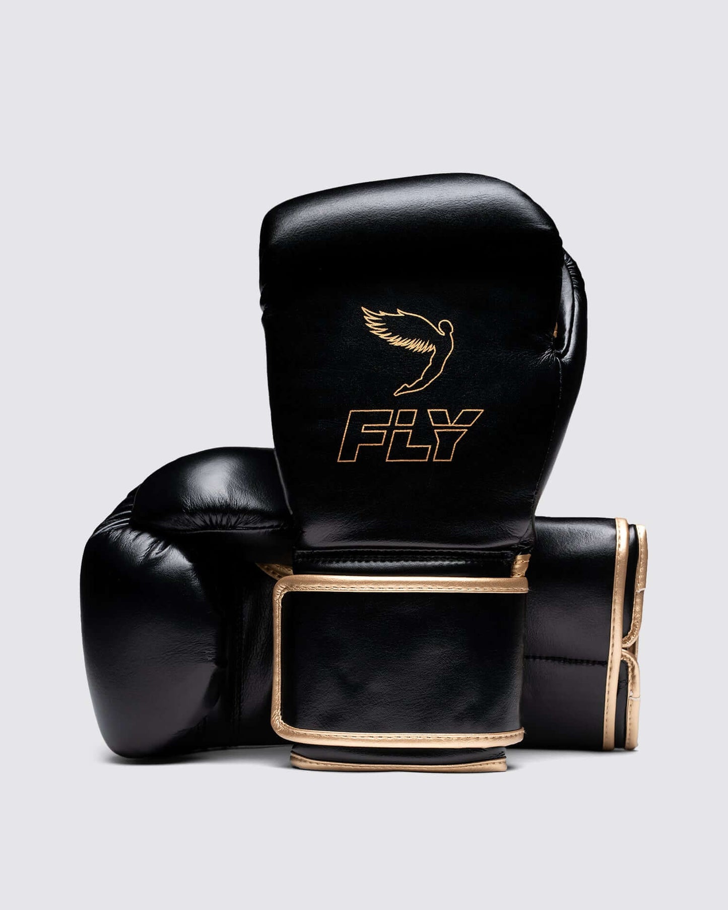 Fly Boxing Gloves Black/Gold Custom