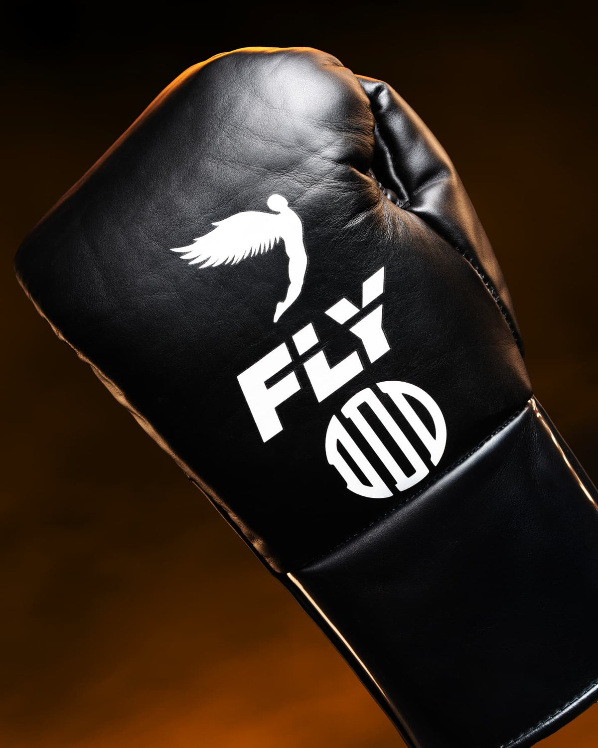 Fly Boxing Gloves Black/White Training