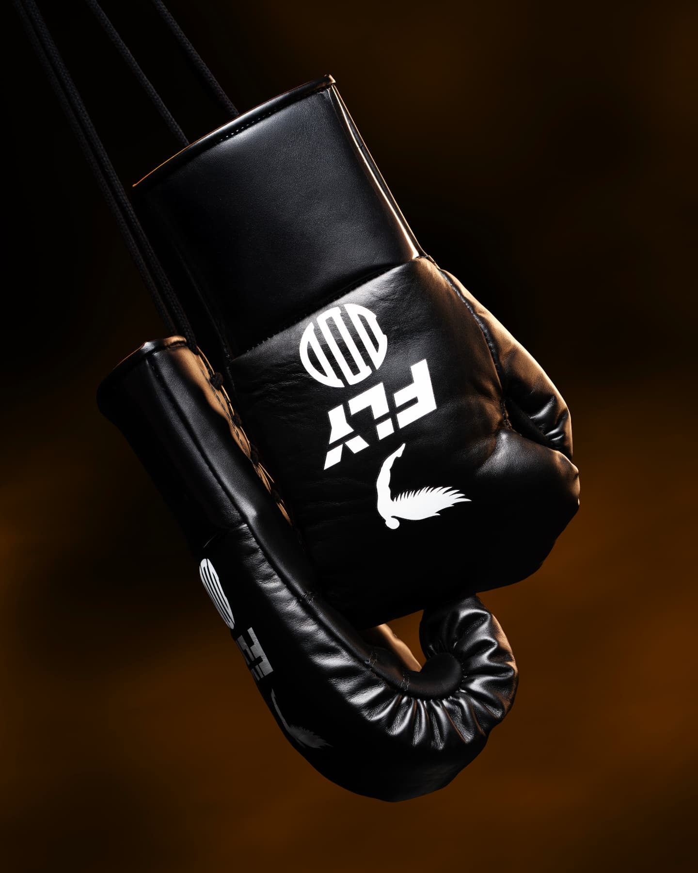 Fly Boxing Gloves Black/White Training
