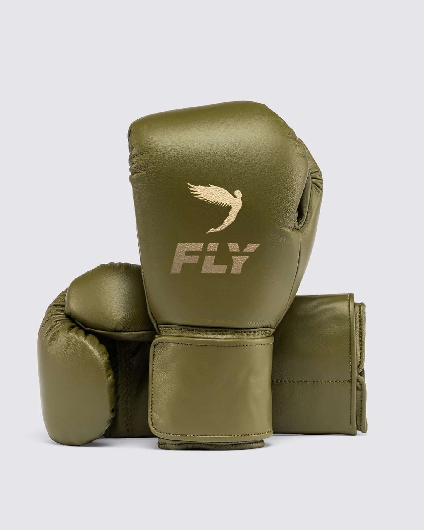 Fly Boxing Gloves Green/Gold Custom Fit