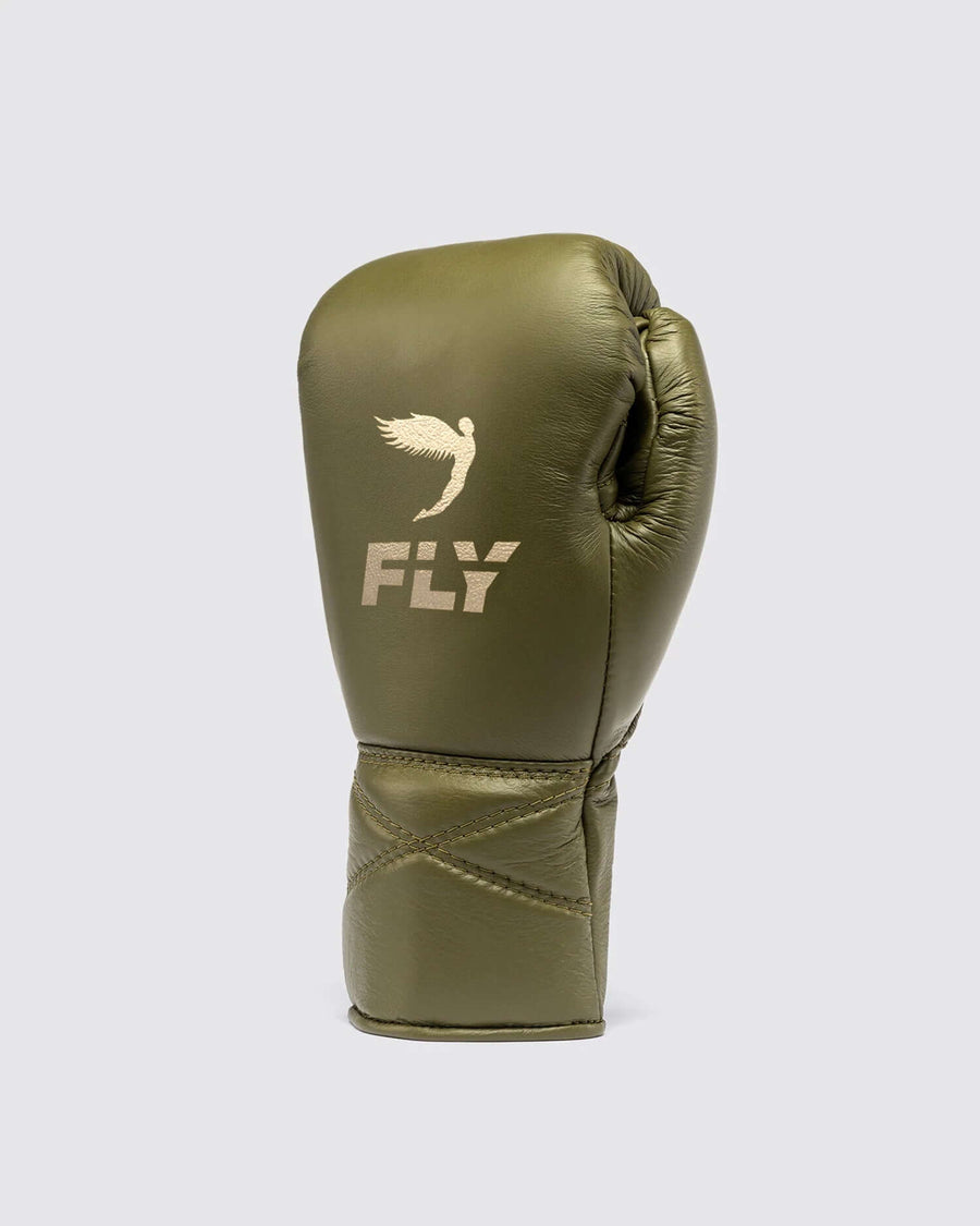 Fly Boxing Gloves Green/Gold Heavy Bag