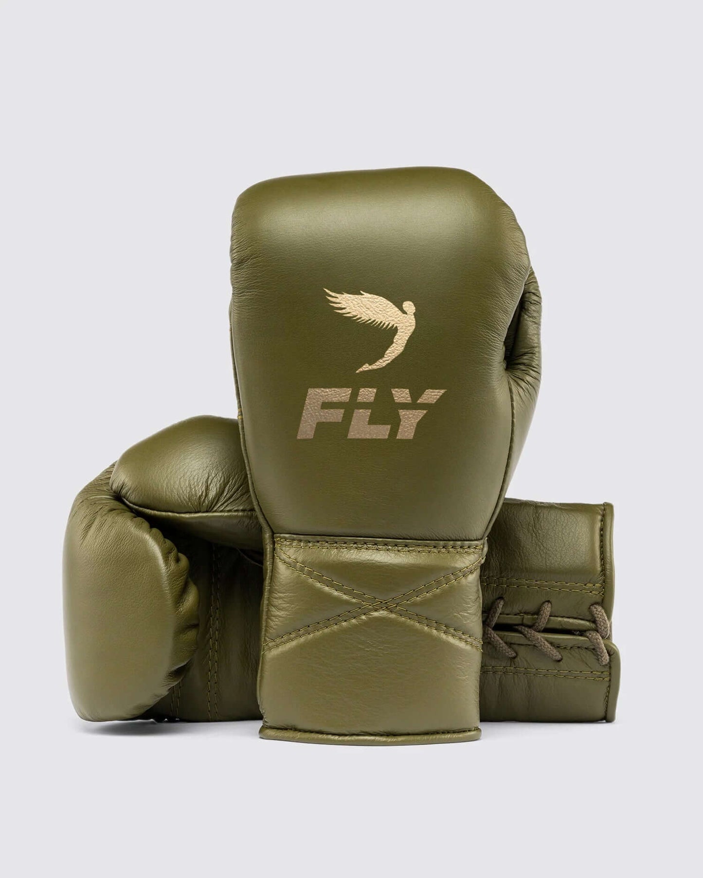 Fly Boxing Gloves Green/Gold Heavy Bag