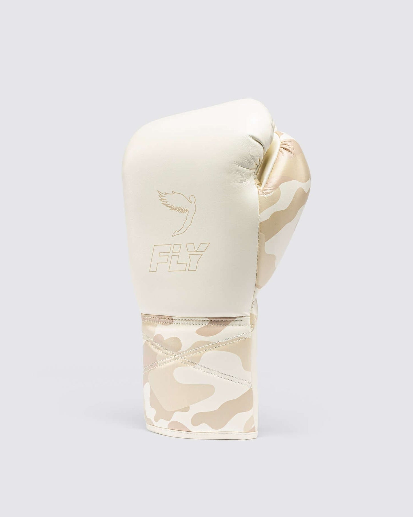 Fly Boxing Gloves White/Beige Sparring
