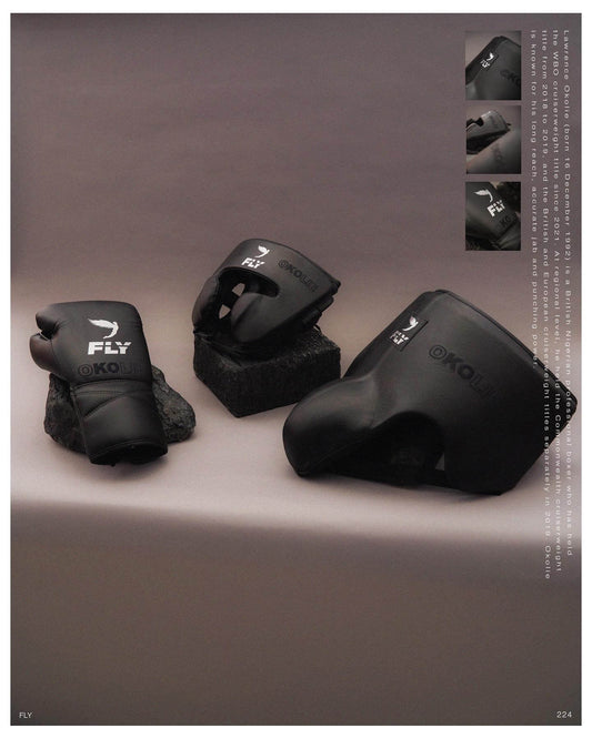 Fly Boxing Set Black Custom
