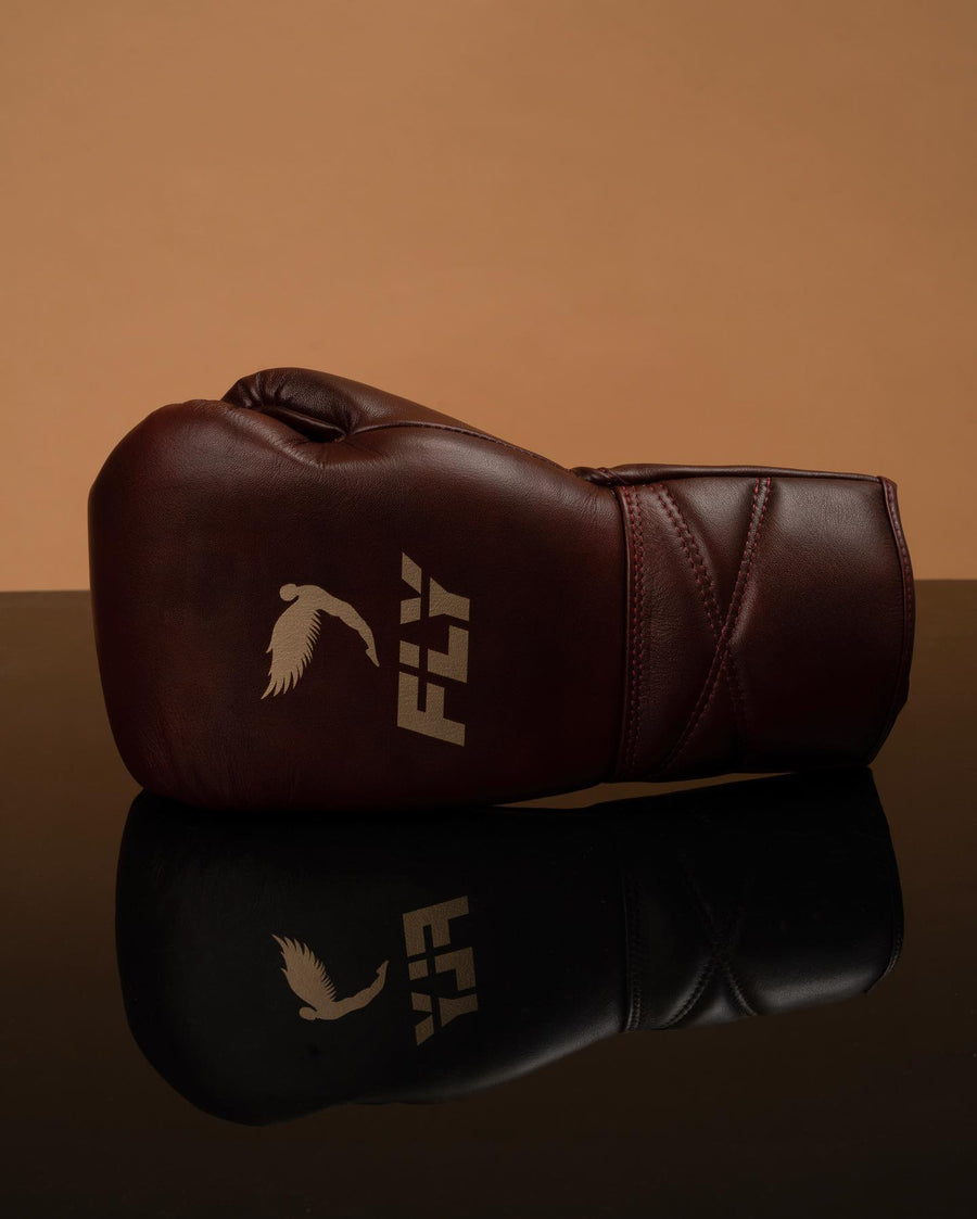 Fly Boxing Set Maroon/Gold Boxing Gear