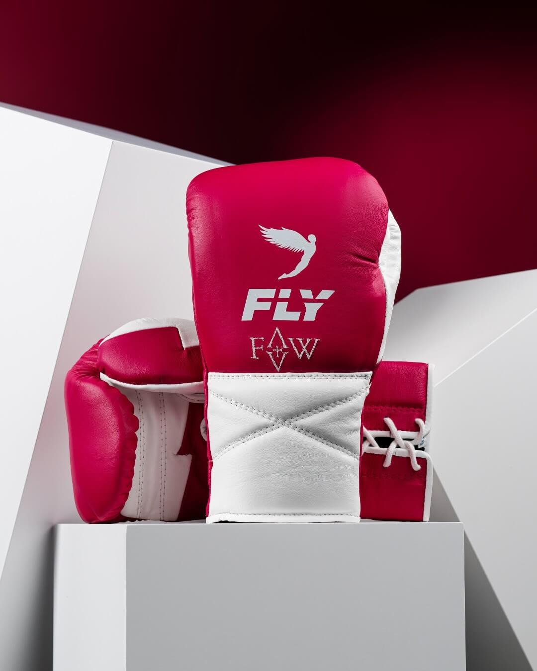 Fly Boxing Set Dark-Pink/White Sparring Set