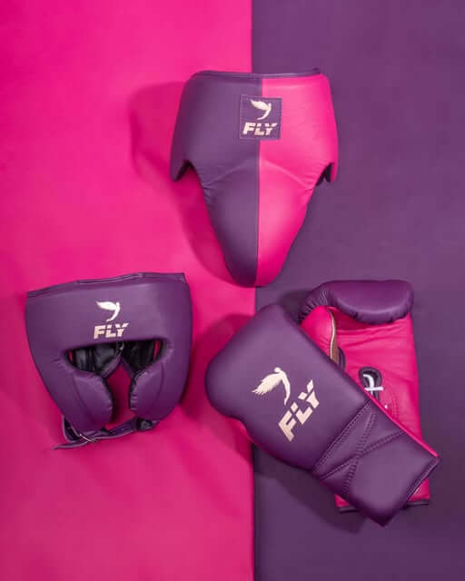 Fly Boxing Set Purple/Pink Custom