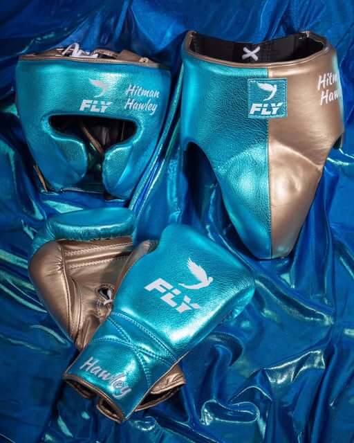 Fly Boxing Set Blue/Gold Customizable