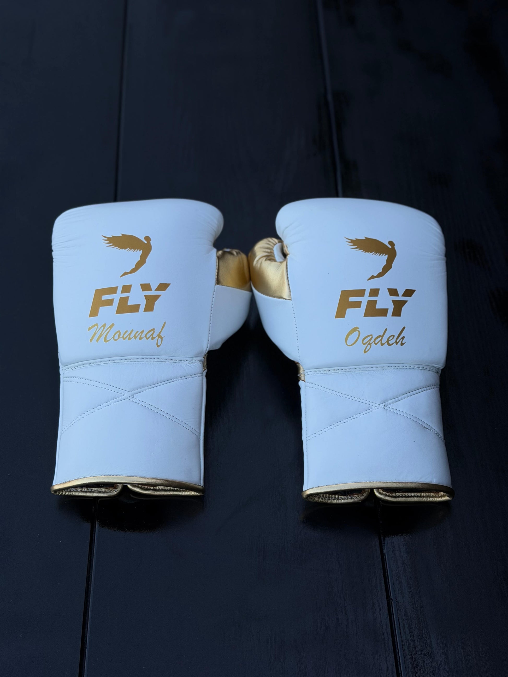 Fly Boxing Set White/Gold Customizable