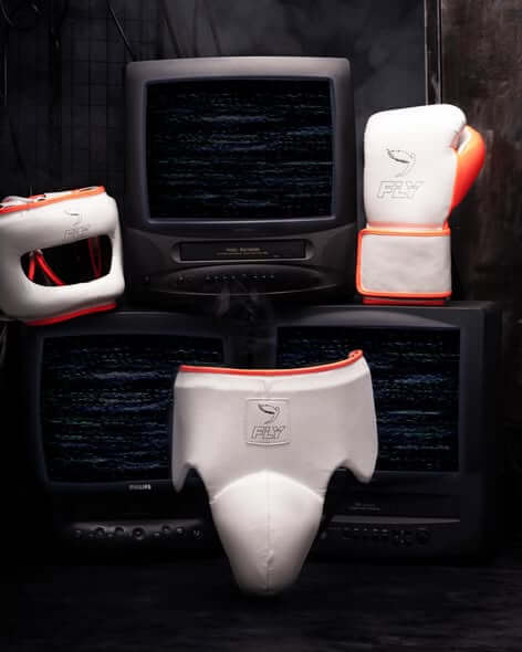 Fly Boxing Set White/Orange Boxing Training