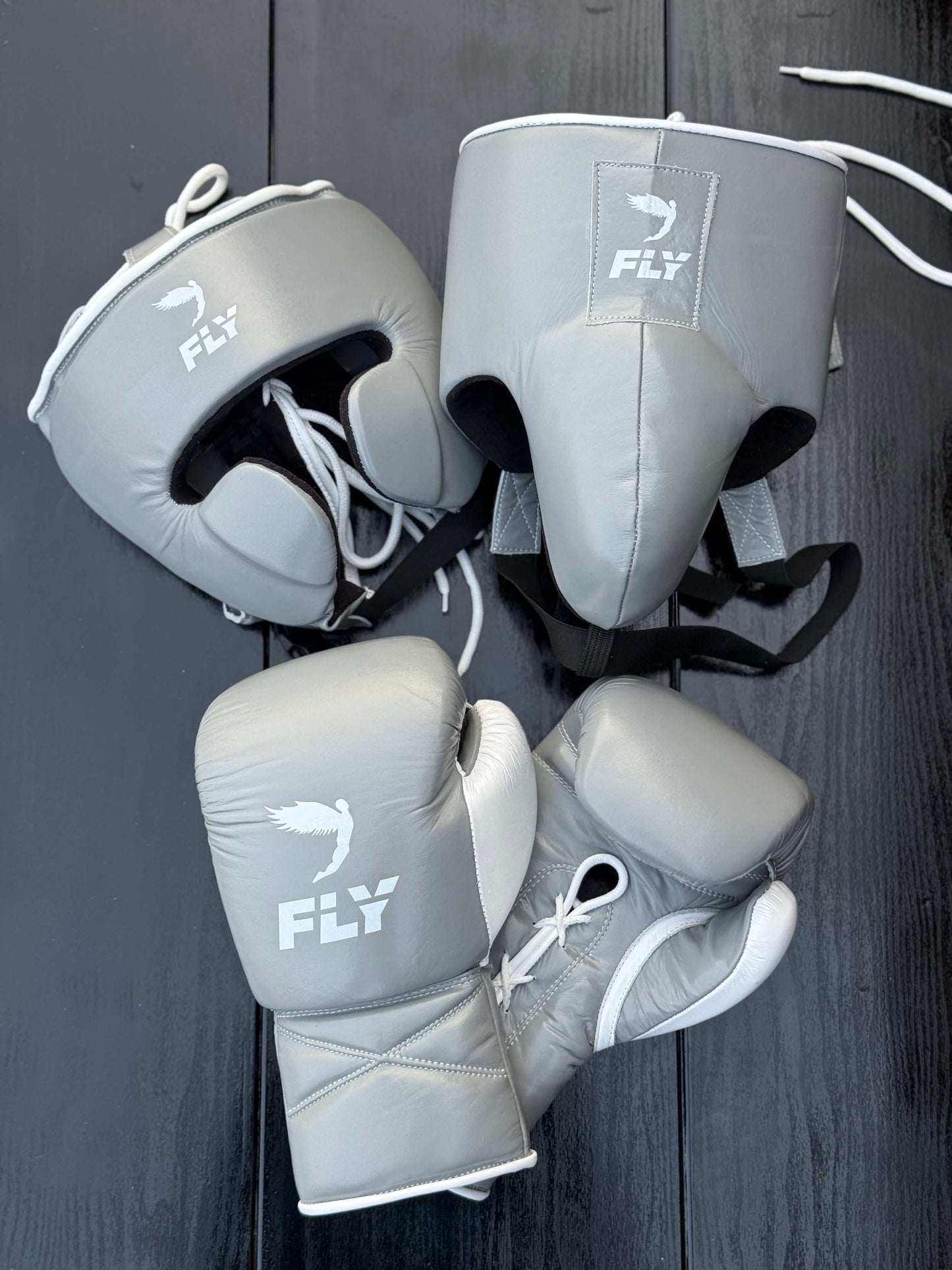 Fly Boxing Set Grey/White Complete Set