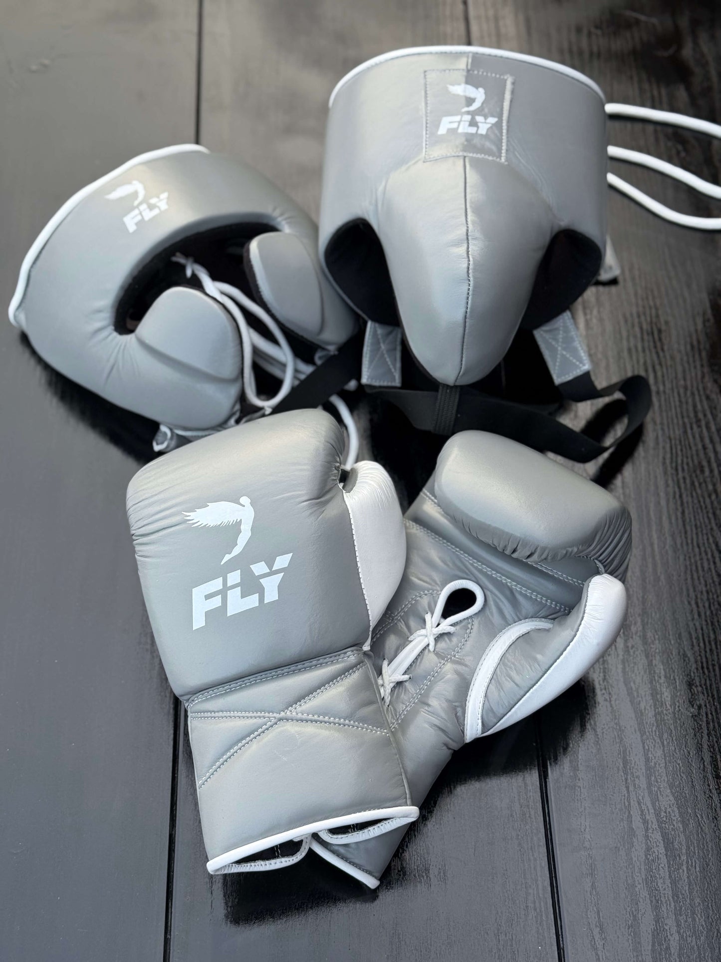 Fly Boxing Set Grey/White Complete Set