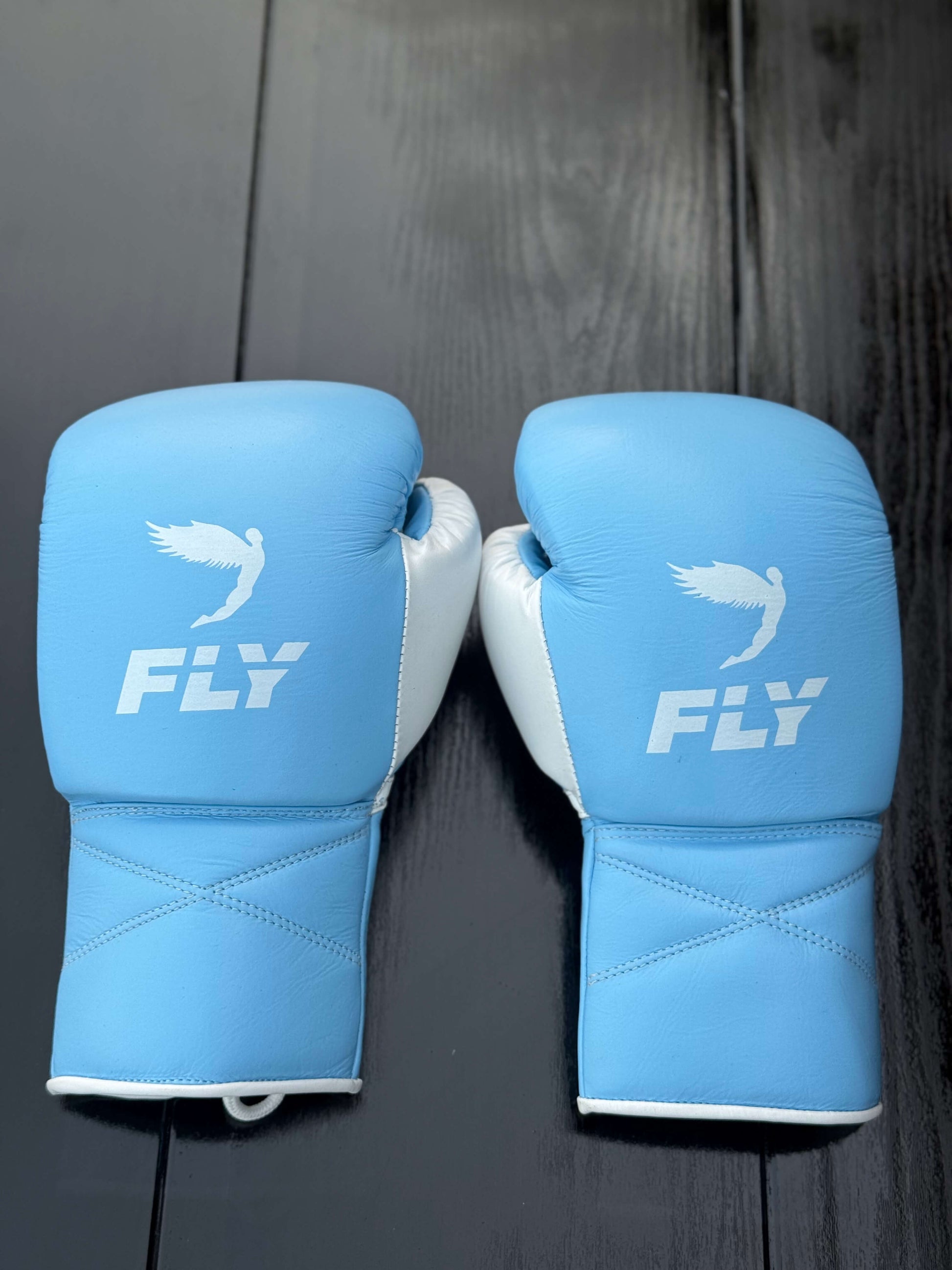Fly Boxing Set Sky-Blue/White Fitness Boxing