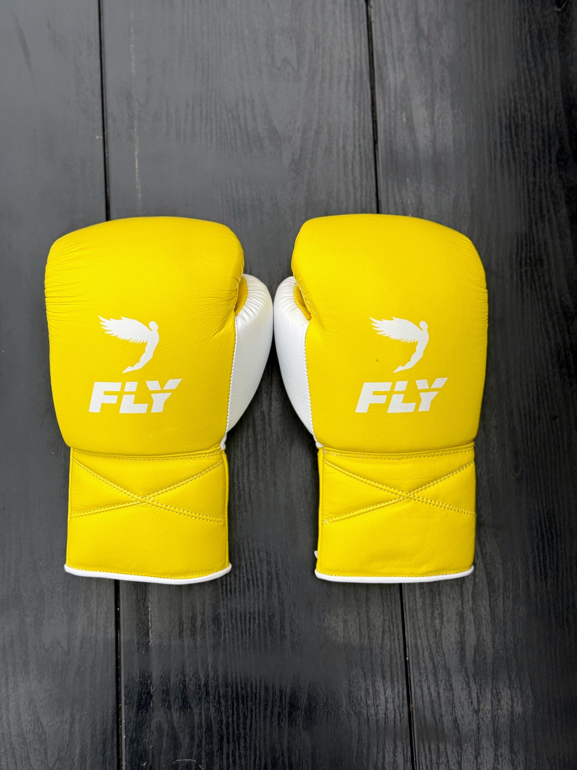 Fly Boxing Set Yellow/White Sparring Set