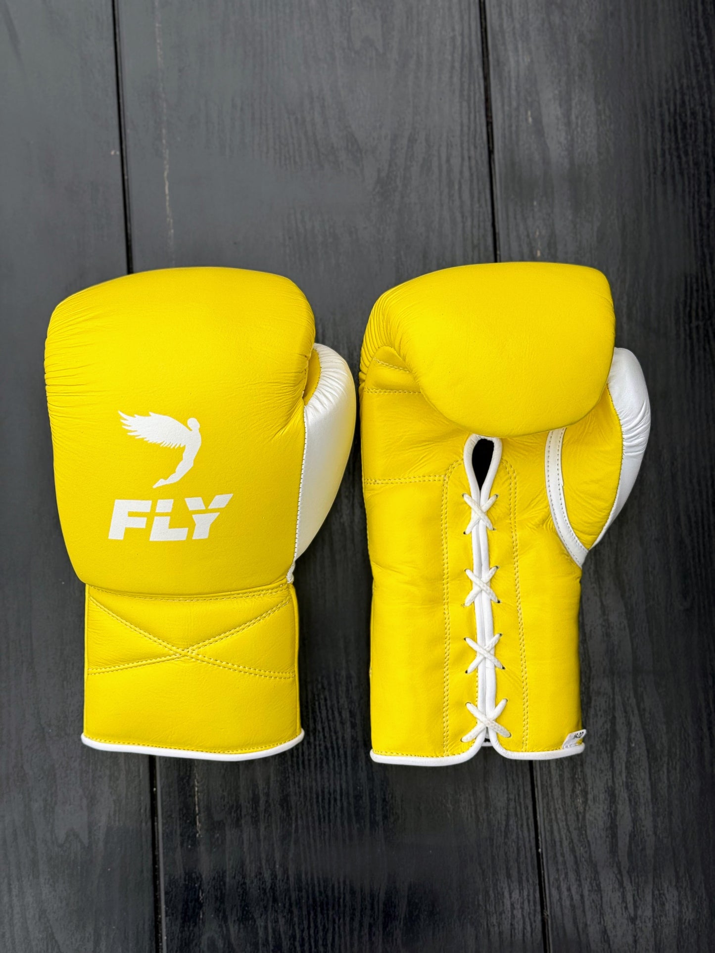Fly Boxing Set Yellow/White Sparring Set