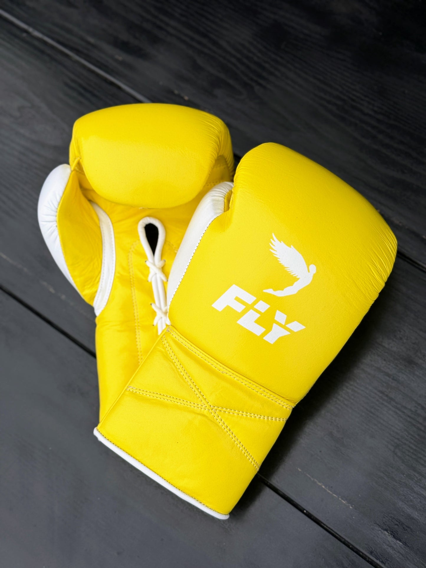 Fly Boxing Set Yellow/White Sparring Set