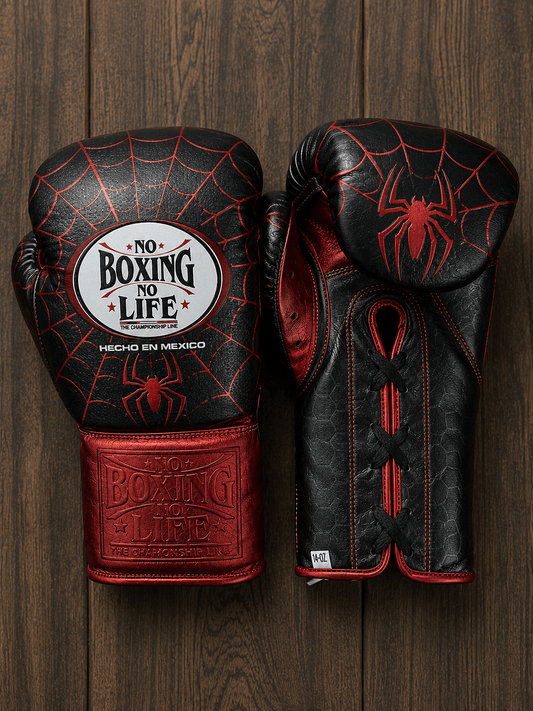 No Boxing No Life Boxing Gloves Black/Red Training