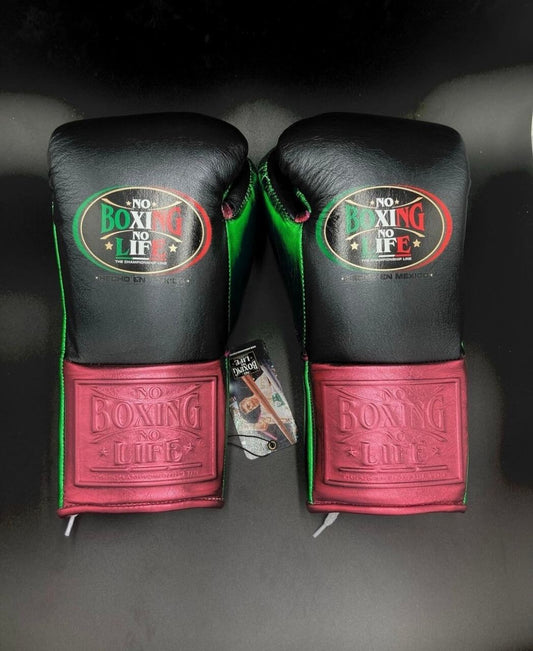 No Boxing No Life Boxing Gloves Black/Red Boxing Training